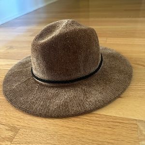 Britt's Knits Getaway Panama Hat Womens Brown